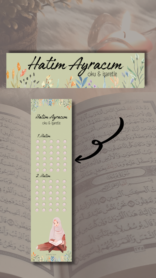 Hatim Ayracım - Kitap / Kuran-ı Kerim Ayracı