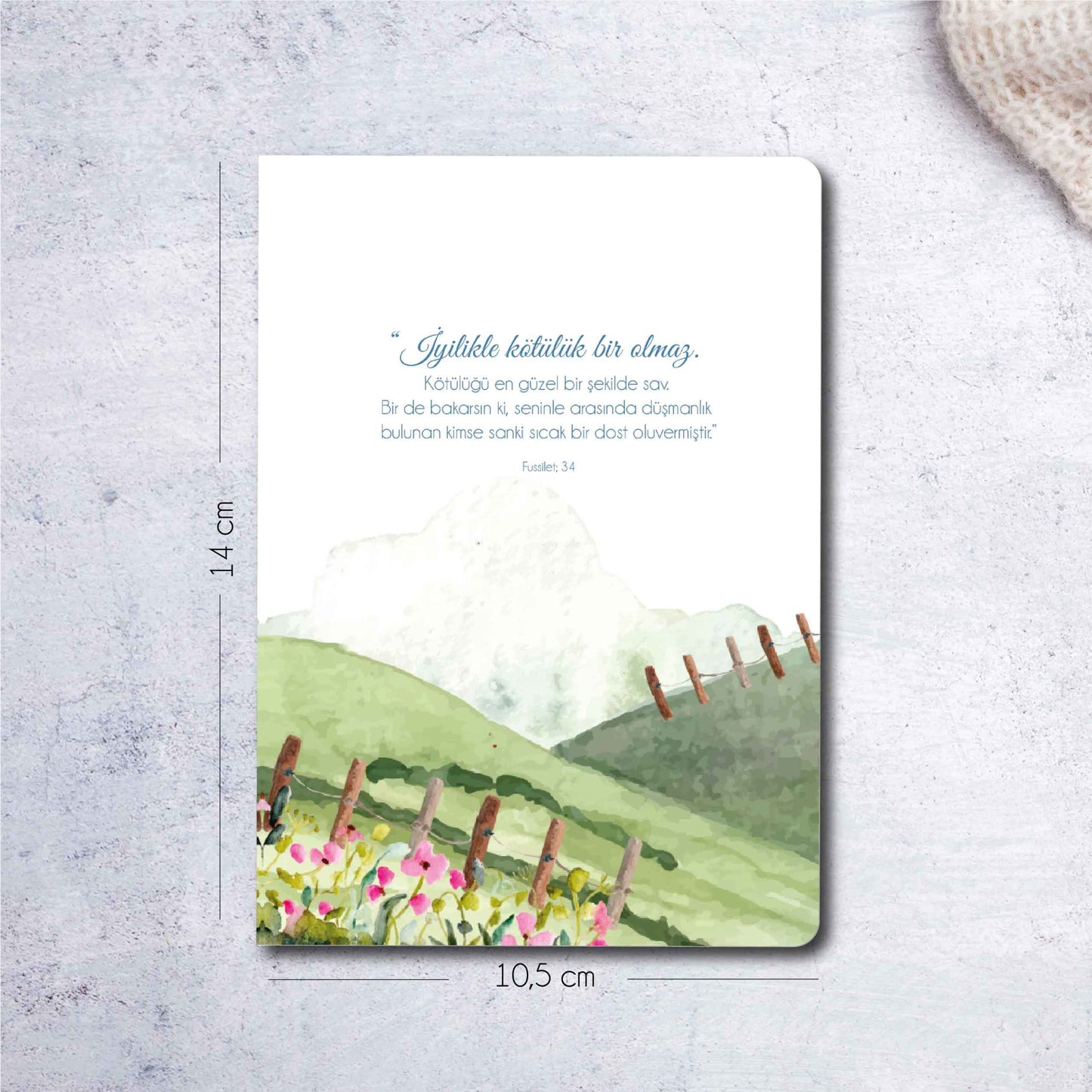 Fussilet, 34. – Çizgisiz Mini Not Defter