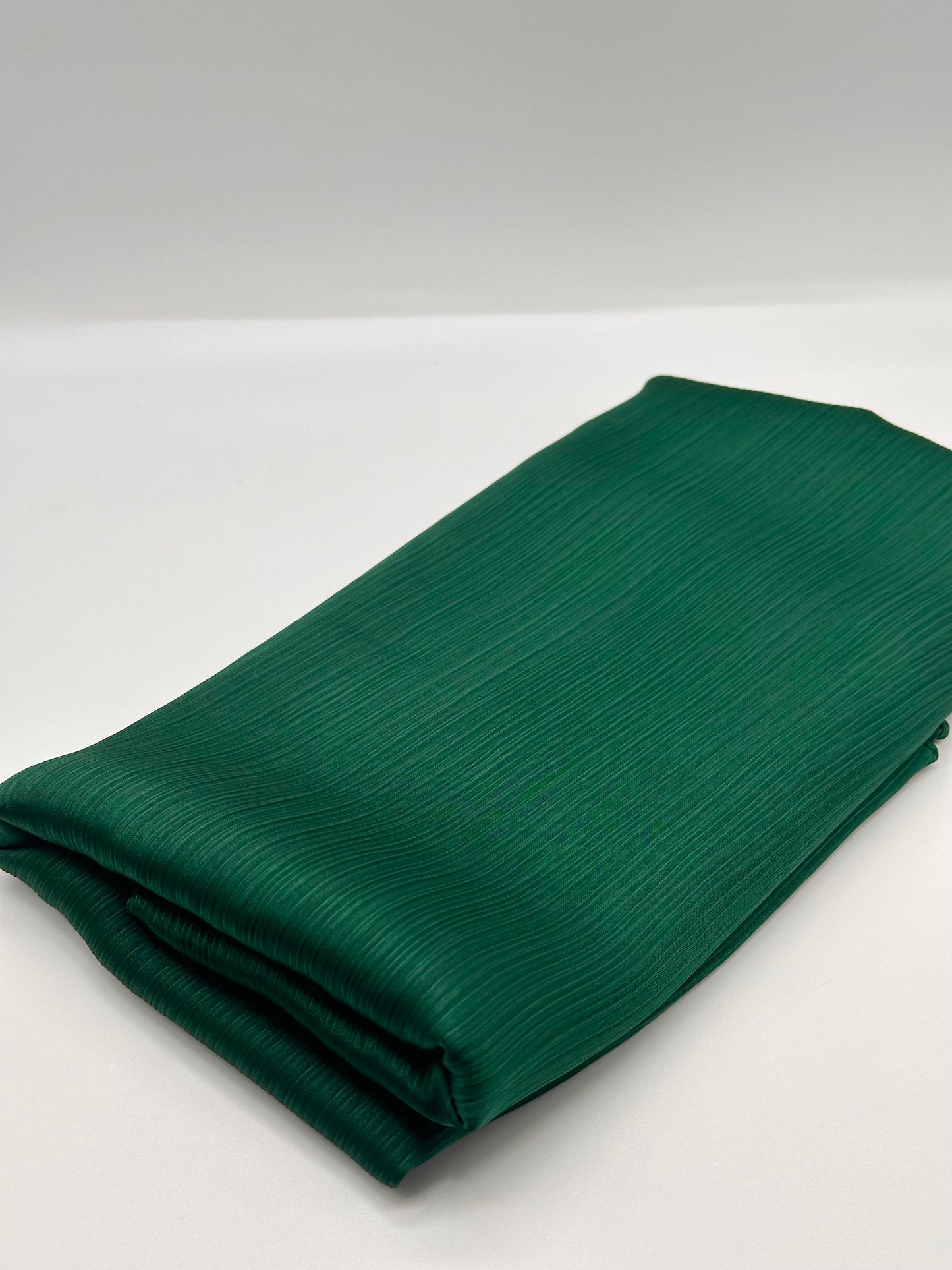 Emerald - Crinkle Satin Hijab