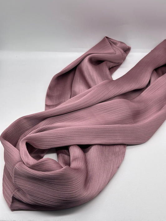 Rose - Crinkle Satin Hijab