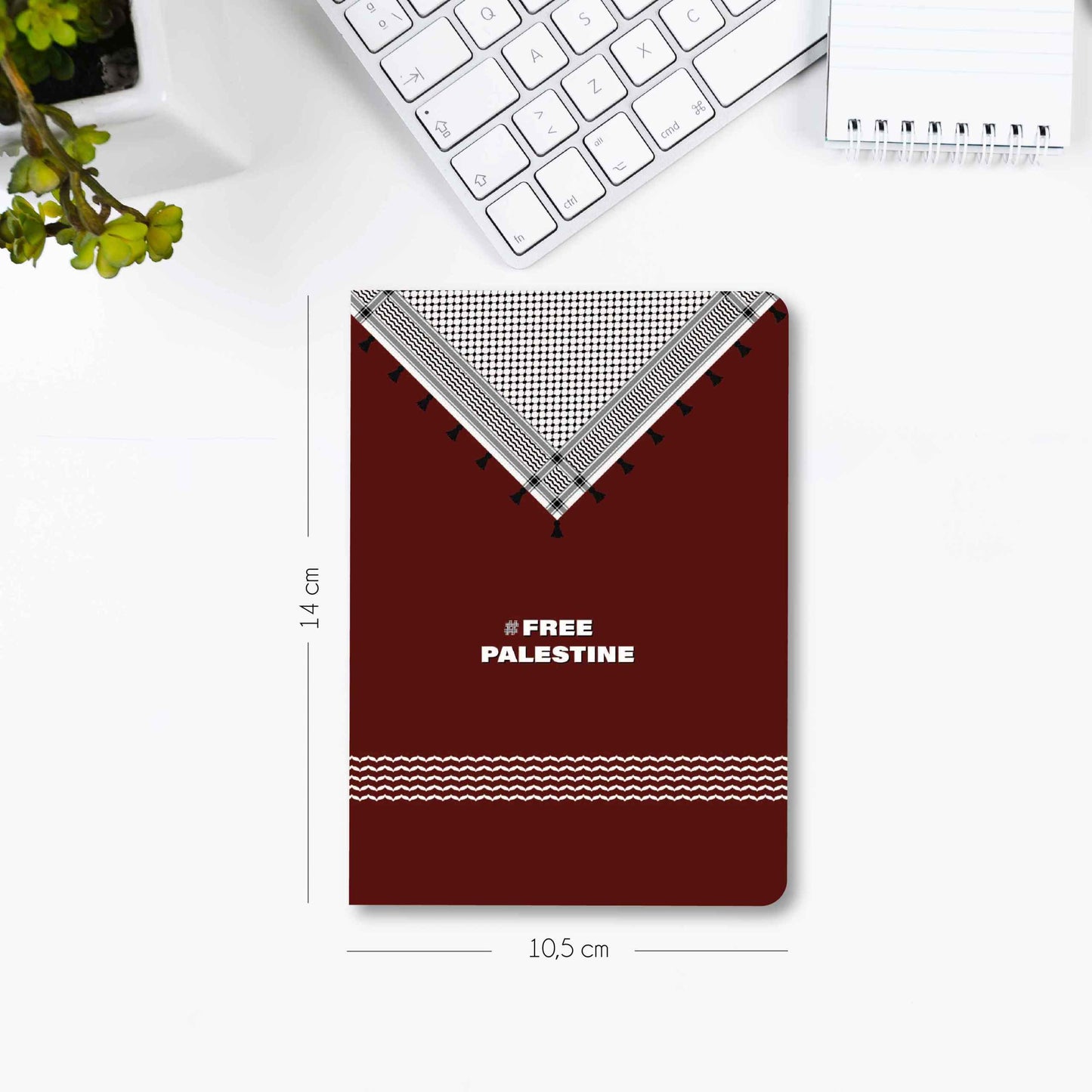 Free Palestine – Çizgisiz Mini Not Defter